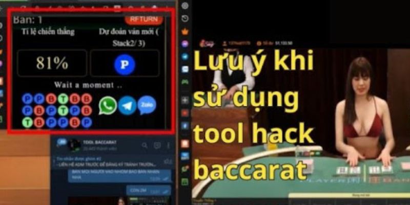 Những lưu ý quan trọng khi dùng tool Baccarat